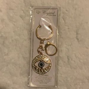 Evil Eye Gold Keychain